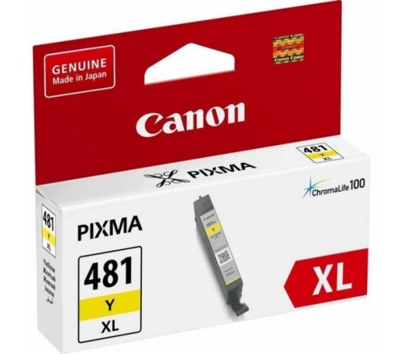 Картридж Canon CLI-481XL Yellow для PIXMA TS6140/TS8140/TS9140 2046C001