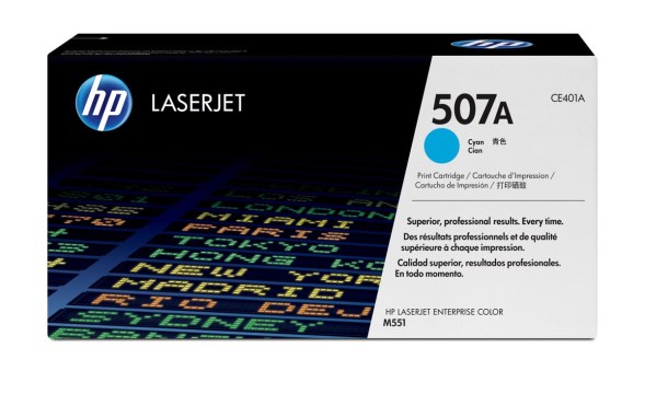 Картридж HP CE401A (507A) Cyan для Color LaserJet M551/MFP M570/MFP M575