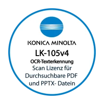 Распознавание текста Konica Minolta LK-105v4 для bizhub C361i/C301i/C251i