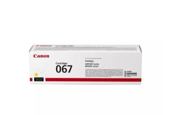 Картридж Canon 067 Yellow для i-SENSYS MF655Cdw/LBP633Cdw/MF657Cw 5099C002 