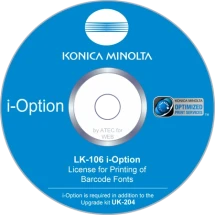 Шрифты штрихкодов Konica Minolta LK-106 для bizhub C361i/C301i/C251i A0PD029