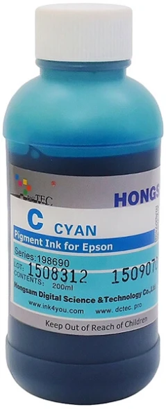 Чернила DCTec для Epson 7900 Pigment Cyan (C) 200 ml