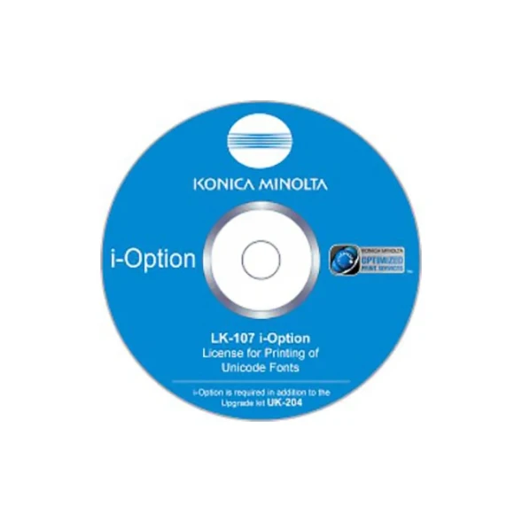 Шрифты Unicode Konica Minolta LK-107 для bizhub C361i/C301i/C251i A0PD02F
