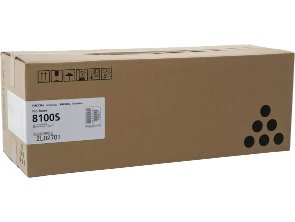 Тонер-картридж Ricoh Pro Toner 8100S Black для Pro 8120E/8120SE/8110E/8110SE 828551