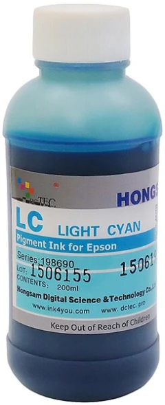 Чернила DCTec для Epson 7900 Pigment Light Cyan (LC) 200 ml