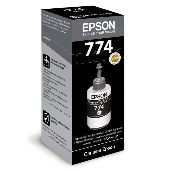 Чернила Epson 774 Eco Tank Black для M100/M200/M205 C13T77414A