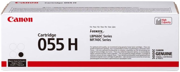 Тонер-картридж Canon Cartridge 055H Black для i-SENSYS MF740/LBP660 3020C002
