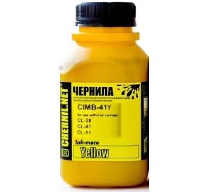 Чернила водорастворимые Ink-Mate CIMB-41 Yellow для картриджей Canon CL-41 100 мл