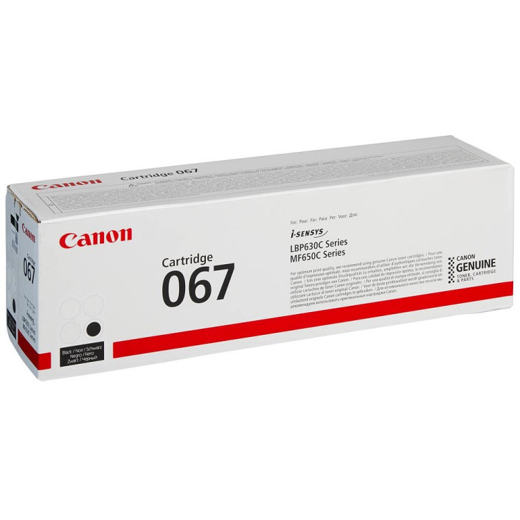 Картридж Canon 067 Black для i-SENSYS MF655Cdw/LBP633Cdw/MF657Cw ...