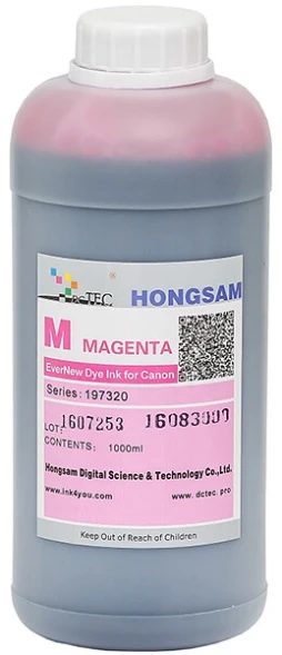 Чернила DCTec для Canon iPF500 Dye Magenta (M) 1000 ml