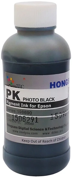 Чернила DCTec для Epson 7900 Pigment Photo Black (PK) 200 ml