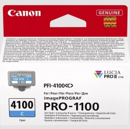 Картридж Canon PFI-4100 Cyan для imagePROGRAF PRO-1100 6778C001