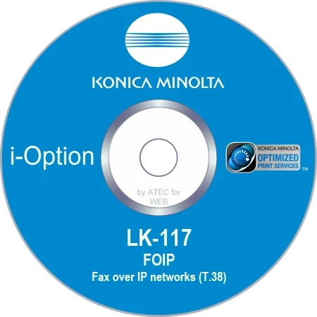 Активация IP факса Konica Minolta LK-117 для bizhub C361i/C301i/C251i A0PDA22
