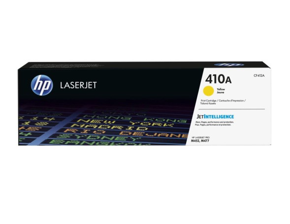 Тонер-картридж HP CF412A (410A) Yellow для Color LaserJet Pro M452/M477