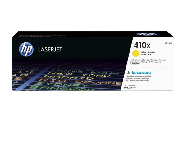 Тонер-картридж HP CF412X (410X) Yellow для Color LaserJet Pro M452/M477