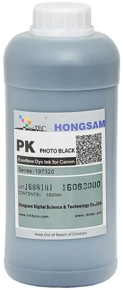 Чернила DCTec для Canon iPF500 Dye Photo Black (PK) 1000 ml