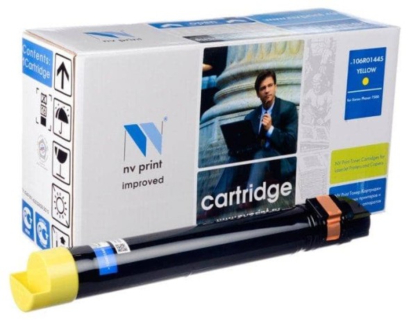 Картридж 106R01445 Yellow для Xerox Phaser 7500 совместимый