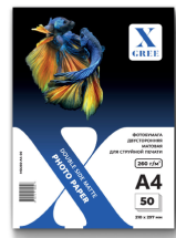 Фотобумага для струйной печати X-GREE Матовая двусторонняя MD260-A4-50 260г