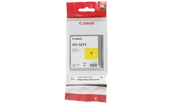 Картридж Canon PFI-107 Yellow для imagePROGRAF iPF680/685/670/770/780/785 6708B001