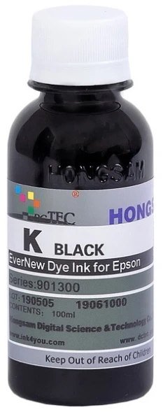 Чернила DCTec для Epson T50 Dye Black (K) 100 ml
