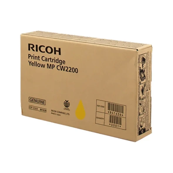 Картридж Ricoh Ink Cartridge Type MPCW2200 Yellow для MP CW2200SP/CW2201SP 841638