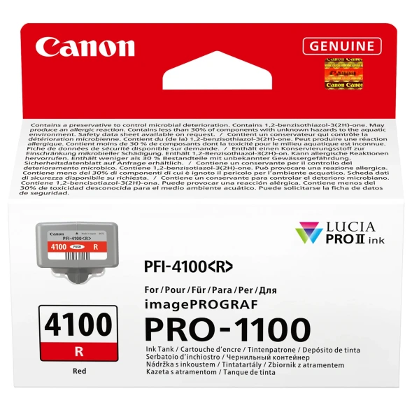 Картридж Canon PFI-4100 Red для imagePROGRAF PRO-1100 6785C001