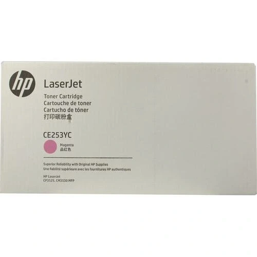 Картридж HP Magenta для Color LaserJet CM3530 MFP/CM3530fs/CP3525dn/CP3525n/CP3525x CE253YC