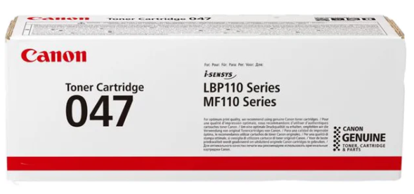Тонер-картридж Canon 047 для i-Sensys MF113w/MF112 LBP112/113w 2164C002