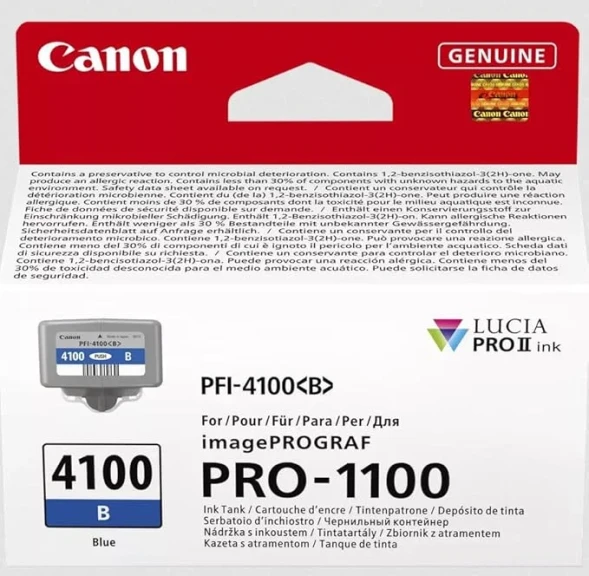 Картридж Canon PFI-4100 Blue для imagePROGRAF PRO-1100 6786C001