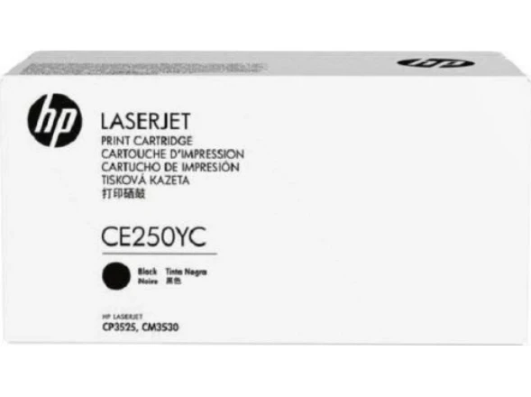 Картридж HP Black для LaserJet CM3530/CM3530fs/CP3525dn/CP3525/CP3525n/CP3525x CE250YC