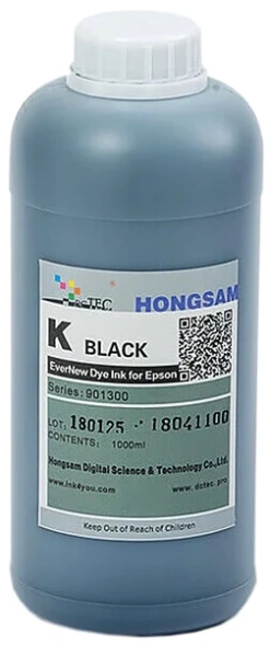 Чернила DCTec для Epson T50 Dye Black (K) 1000 ml