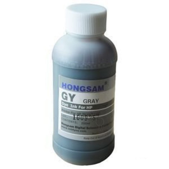 Чернила водорастворимые Hongsam DCTec Gray для HP DesignJet T610/T790/T1100 200мл
