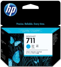 Картридж HP 711 Cyan для DesignJet T120/T520 CZ134A