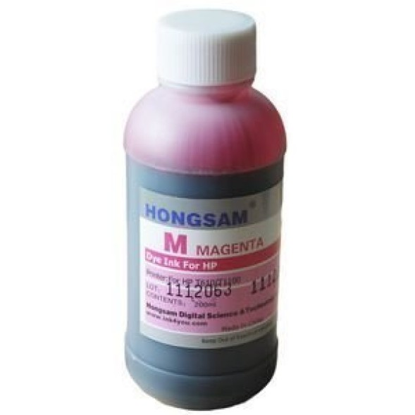Чернила водорастворимые Hongsam DCTec Magenta для HP DesignJet T610/T790/T1100 200мл