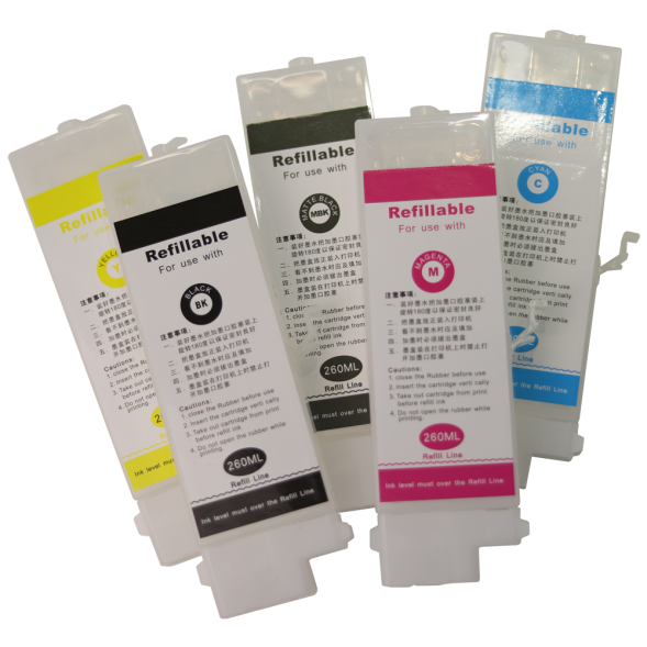 Дозаправляемые картриджи (ДЗК) для плоттеров Canon PFI-107/PFI-207