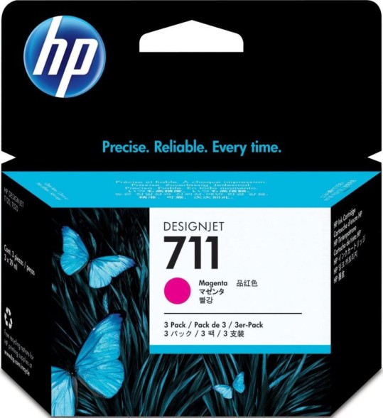 Картридж HP 711 Magenta для DesignJet T120/T520 CZ135A