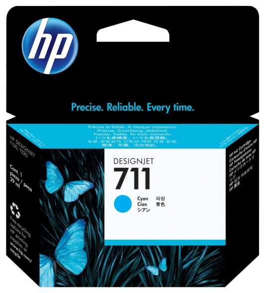 Картридж HP 711 Cyan для DesignJet T120/T520/T125/T525/T530 CZ130A