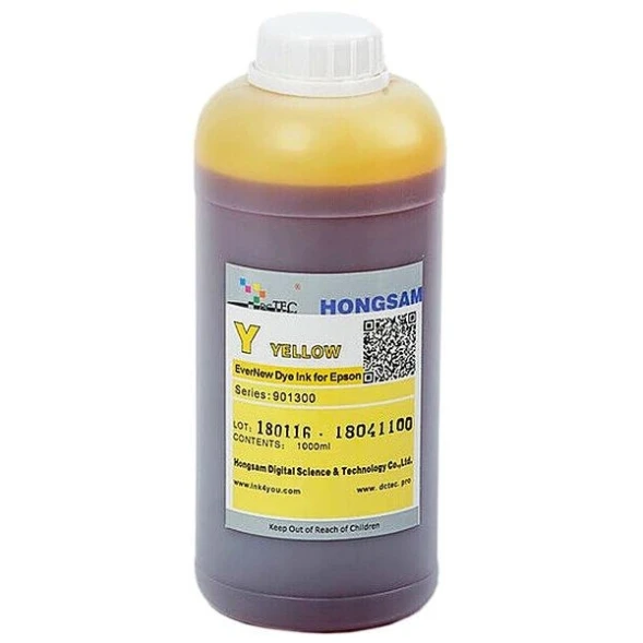 Чернила DCTec для Epson T50 Dye Yellow (Y) 1000 ml