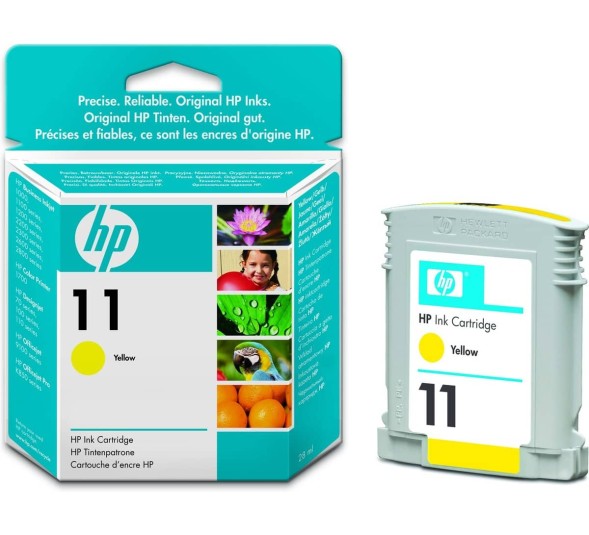 Картридж HP 11 Yellow для DesignJet 10ps/20ps/50ps/70/100/110/120 C4838A