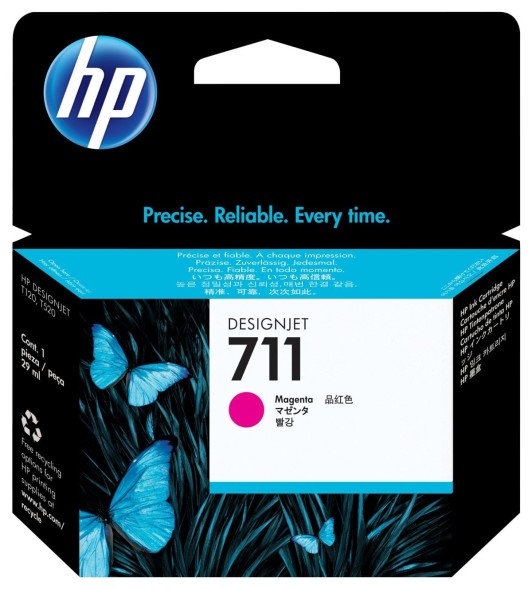 Картридж HP 711 Magenta для DesignJet T120/T520/T125/T525/T530 CZ131A