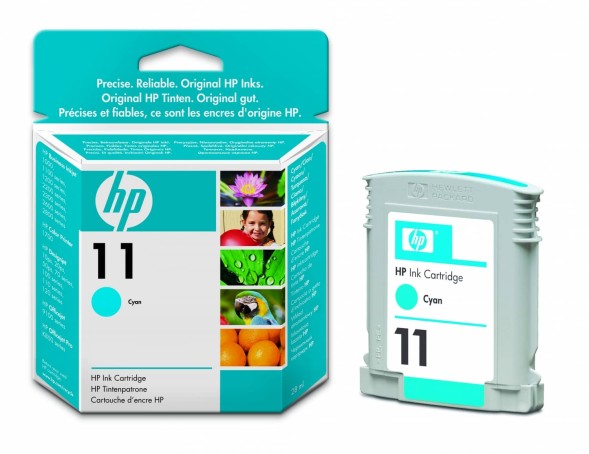 Картридж HP 11 Cyan для DesignJet 10ps/20ps/50ps/70/100/110/120 C4836A