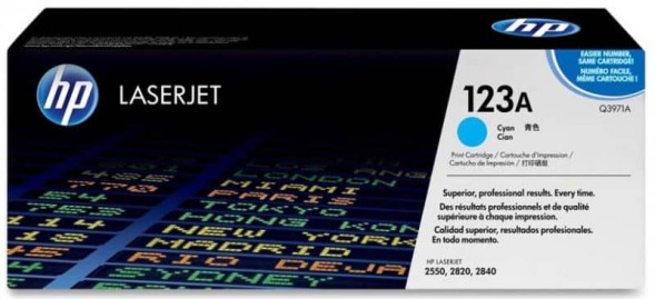 Картридж HP Q3971A (123A) Cyan для Color LaserJet 2550/2820/2840/2550L