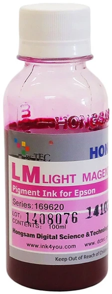 Чернила DCTec для Epson T50 Pigment Light Magenta (LM) 100 ml
