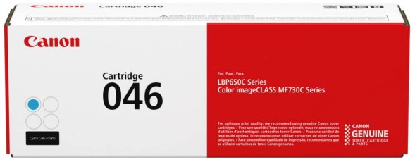Тонер-картридж Canon Cartridge 046 Cyan для i-SENSYS LBP653Cdw/LBP654Cx 1249C002