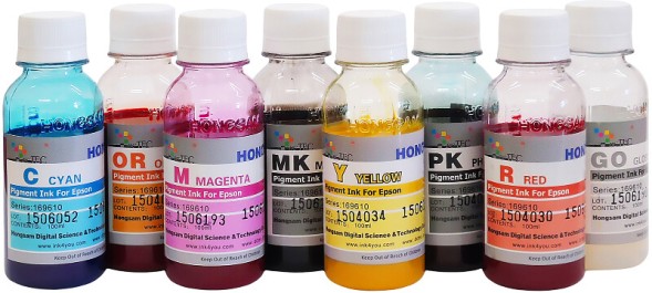 Комплект чернил пигментных DCTec8 R2000(p) (8 цветов) 100 мл