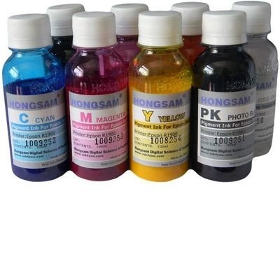 Комплект чернил пигментных DCTec8 R2000(p) (8 цветов) 100 мл