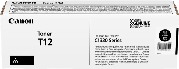 Тонер-картридж Canon T12 Black для i-SENSYS X C 1333i/C1333iF/C1333P 5098C006
