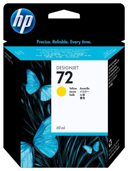 Картридж HP 72 Yellow для DesignJet T1100/Т1100ps/Т610 C9400A