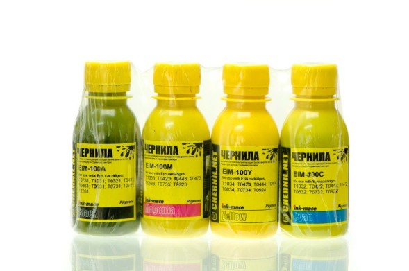 Комплект чернил InkMate EIM100 для Epson Dura Brite Ultra, 100 мл. x 4