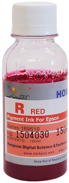 Чернила DCTec для Epson R2000 Pigment Red (R) 100 ml